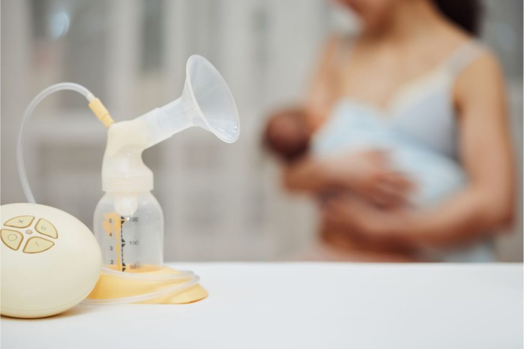 Pumping milk can burn as much as 500 calories per day