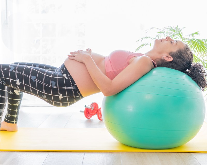 Back rolls can de-stress tense back muscles.