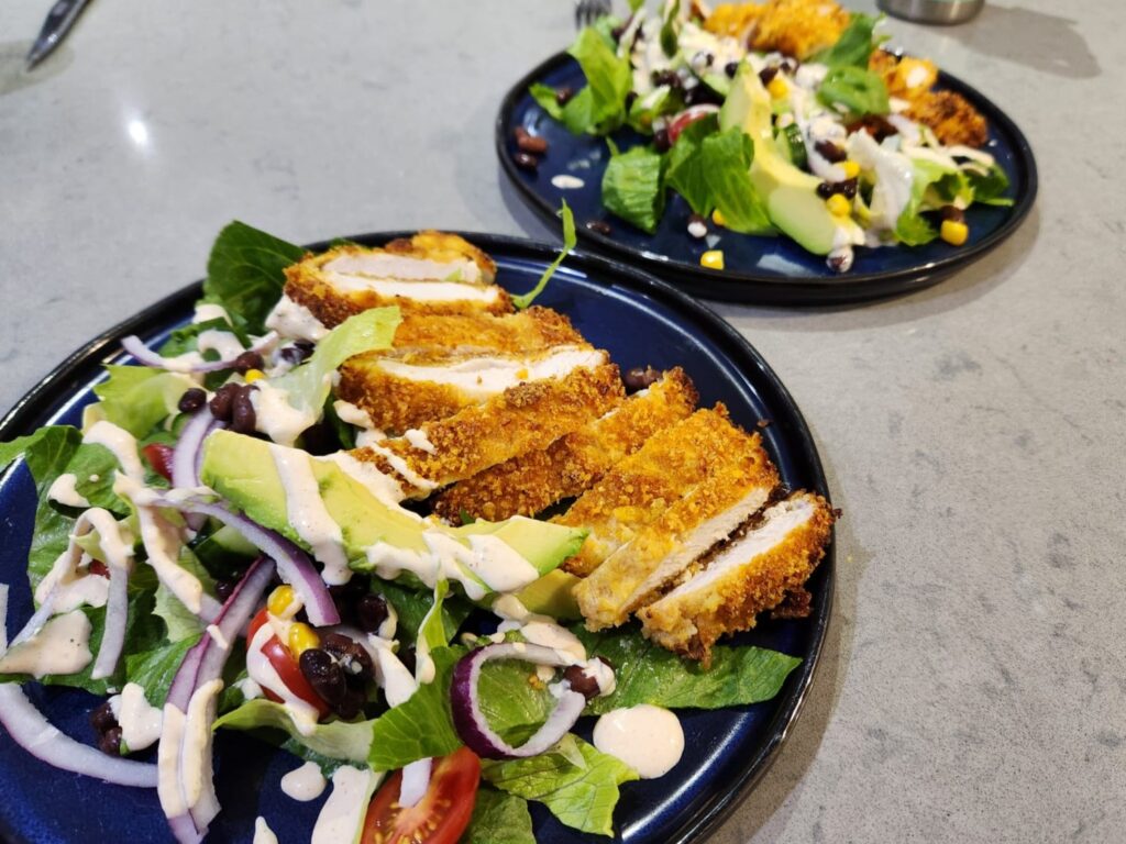 Crunchy chicken schnitzels for easy family meals