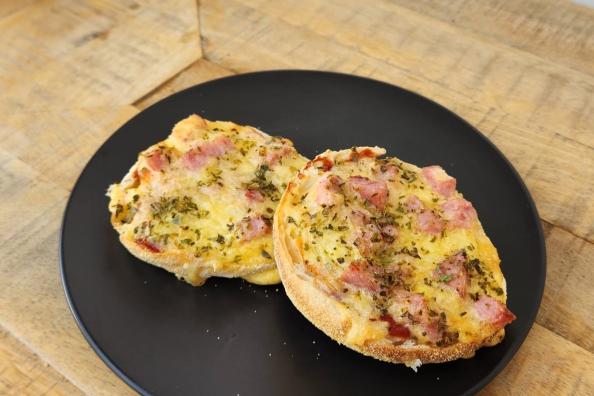 Egg cheese english muffin breakfast for busy moms