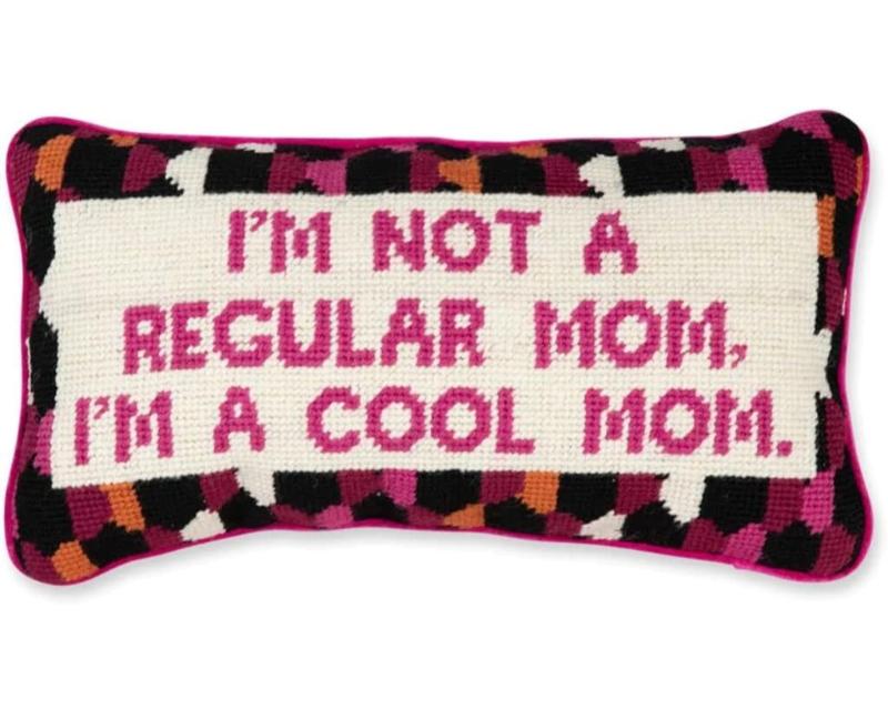 throw pillow cushion as gift for running moms