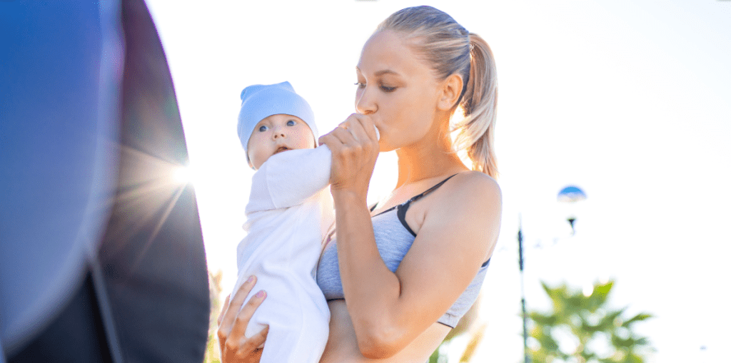 Returning to running while breastfeeding
