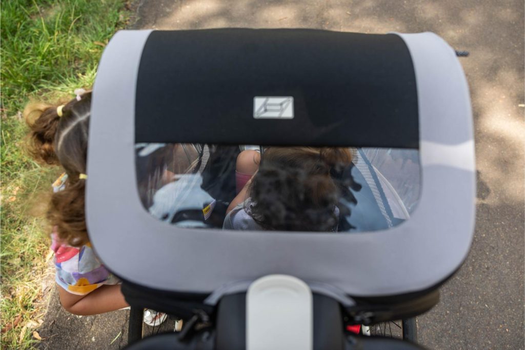 See through canopy on cybex stroller