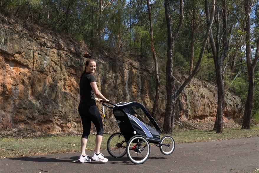 Turning with the Cybex Zeno Stroller
