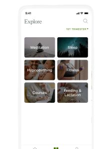 Meditate and sleep well with the Expectful postpartum app