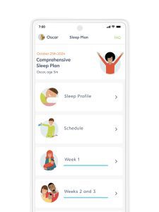 Find a sleeping schedule for your baby that works with the Huckleberry app