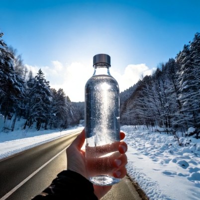 hydration is important when running in the snow