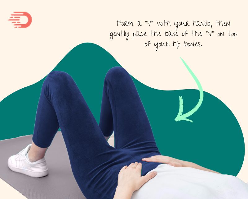 Mom dong pelvic tilts 2 weeks postpartum